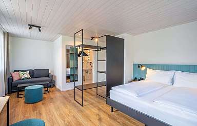 Modern hotel room